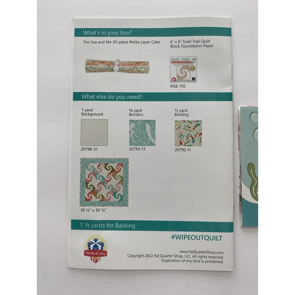 Sew Sampler Box Items Stacy lest Hsu For Moda Fabrics NIP March 2022 Quilt Kit